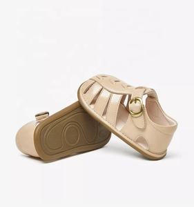 Suola in gomma per esterni sandali estivi in pelle antiscivolo per neonate Cute Little Kids First Walker Shoes - Product Image 5
