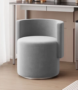 Creamy style dressing chair for master bedroom - luxurious and high-end makeup chair with a spacious appearance, stylish and ro - Product Image 4