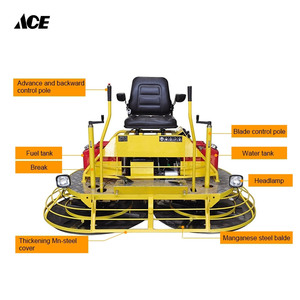 الخرسانة الطاقة مجرفة GX390 محرك البنزين آلة ركوب على مجرفة الطاقة - Product Image 6