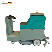 GRCEB GS560 Mini-épurateur de sol électrique avec brosse de 22 pouces et brosse latérale 1500W Balayeuse de route Nouveau