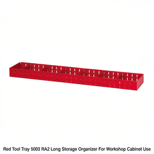 Red <b>Tool</b> Tray 5003 RA2 Long Storage Organizer For Workshop Cabinet Use - Product Image 2