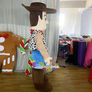 Usable publicidad personalizada vaca niño <span class=keywords><strong>Woody</strong></span> guapo personaje <span class=keywords><strong>de</strong></span> dibujos animados adulto fiesta mascota <span class=keywords><strong>disfraz</strong></span> - Product Image 2