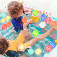 Ballons d'eau en silicone auto-scellants avec logo personnalisé, jouets bombes à eau, ballons d'eau réutilisables pour enfants, été, piscine, plage