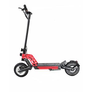 Trottinette électrique Kugoo 10 pouces tout-terrain pliable avec moteur sans balais, étanche et éclairage LED pour adultes - Product Image 1