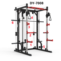 Máquina de ejercicio multifuncional para gimnasio en casa, equipo de ejercicio multifuncional para entrenamiento de fuerza, DY-7008