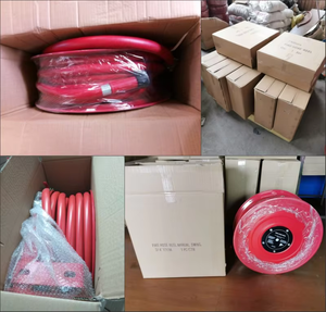 Aço inoxidável manual mangueira de incêndio reel 20-30m flexível mangueira combate a incêndios equipamentos gabinete acessório para eficaz combate a incêndios - Product Image 6