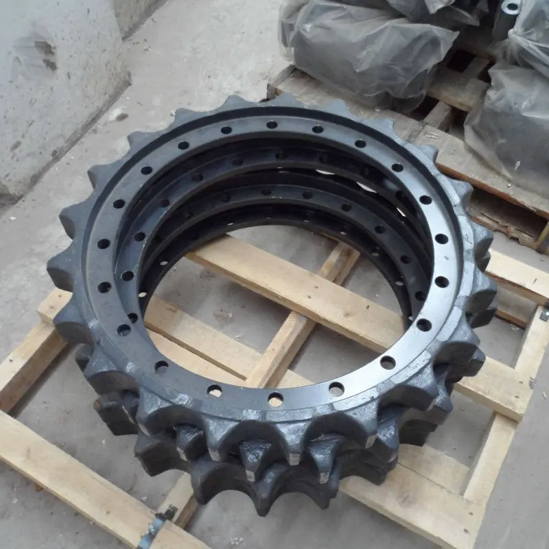 OEM custom sand cast grey ductile iron steel bevel gear ring