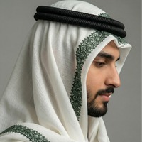 Shemagh authentique en coton pour hommes arabes, style yéménite, saoudien et omanais, imprimé numérique, pour la mode transfrontalière