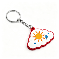 Pinshuo, fabricant depuis 20 ans, porte-clés en PVC avec logo personnalisé, porte-clés en caoutchouc 2D délicat, vente en gros d'usine