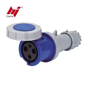 IP67 3P 63A Enchufe móvil industrial Impermeable a prueba de polvo A prueba de corrosión Acoplador de equipo de automatización seguro y conveniente