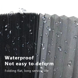 Malla Mosquitera Plegable <span class=keywords><strong>de</strong></span> Poliéster Plisado, Protección Invisible Contra Insectos, Malla <span class=keywords><strong>para</strong></span> Puerta con Revestimiento <span class=keywords><strong>de</strong></span> <span class=keywords><strong>PVC</strong></span> <span class=keywords><strong>para</strong></span> Hotel - Product Image 5