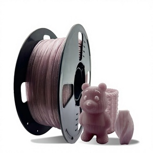 Filament d'imprimante 3D PLA neuf d'usine, 1,75 mm, 1 kg, transparent cristallin arc-en-ciel, anti-colmatage - Product Image 1