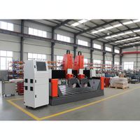 Nouvelle machine de profilage de pierre CNC à double tête Mingke 15kW 3000mm 12m Vitesse de traitement rapide Facile à utiliser Marbre Granit
