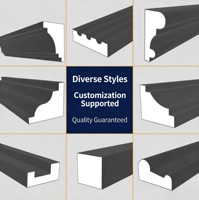 Moulures de fenêtre en polystyrène expansé (EPS) sur mesure pour l'extérieur, corniches décoratives pour villas et bâtiments