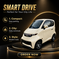 Nouvelle berline électrique 1 kW 2026 économique sans permis de conduire, vitesse maximale 25 km/h, grande autonomie, propulsion simple