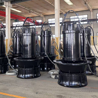 Pompe à flux axial verticale submersible à haute pression en fonte Kairun, à grand débit, pour le traitement de l'eau potable