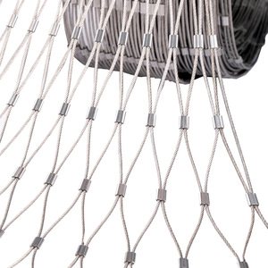 Sus316 dây thép không gỉ dệt dây lưới Thả Lưới an toàn cho đèn pha biển/lưu giữ thứ cấp/loa - Product Image 1