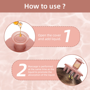 Latest Hair Oiling Applicator 2 in 1 <b>Scalp</b> Oil Applicator Oil Dispenser for for Hair Growth and <b>Scalp</b> Massager Hair Growth - Product Image 6