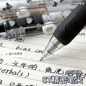 Set di Penne a Sfera Retrattili con Logo Stampato 0.5mm, Penne Gel Blu Rosso Verde, Larghezza di Scrittura 0.5mm, Cancelleria in Plastica - Product Image 3