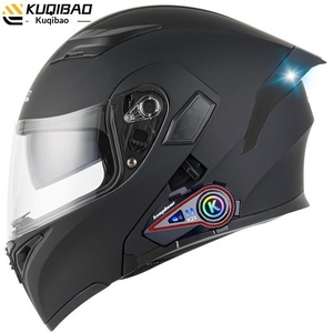 Casque de moto intégral Cool Ride à double visière relevable avec interphone pour communication bidirectionnelle et longue autonomie de la batterie - Product Image 6