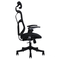 Meilleure vente de chaise de bureau ergonomique de haute qualité 3D accoudoirs réglables chaise réglage de la hauteur du dossier tissu en maille convivial pour le personnel