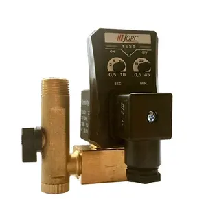 Válvula de drenaje de humedad de agua con depósito de aire temporizado electrónico automático de 1/2 "para compresor