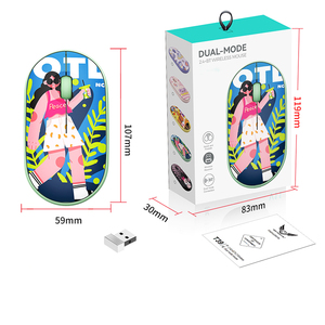 Nhà Máy Cung Cấp Trực Tiếp Dual-Chế Độ Mô Hình Chuột Không Dây 3D Phim Hoạt Hình Dễ Thương Chuột Không Dây - Product Image 4