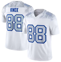 Nouveauté Maillots de football Buffalo pour hommes 17 Josh Allen 0 Coleman 4 James Cook III F.U. Maillots de football américains cousus