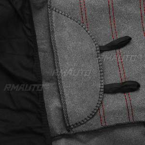 9 pièces, housses de sièges complètes pour voiture 5 places, en cuir PU, imperméables, housses de sièges avant + arrière, protection universelle - Product Image 5