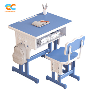 Oem & ODM đồ nội thất trường học thiết lập với màu sắc-bọc chân tùy chỉnh kết thúc trẻ em của bàn và ghế đặt bán buôn trường bàn - Product Image 1