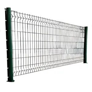 最佳质量家居户外装饰3d曲面电焊网花园围栏护栏板