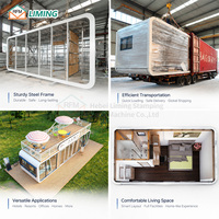 Cabine de bureau préfabriquée intelligente Smart Apple, module de travail mobile modulaire, maison-capsule pour jardin, kiosque commercial