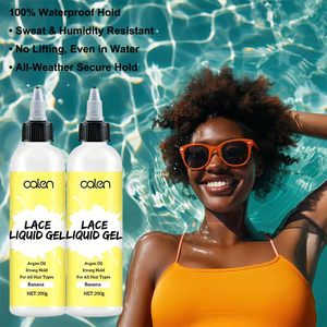 <span class=keywords><strong>Gel</strong></span> Líquido para Cabello con Aroma a Plátano, 200 ml, Fórmula Mejorada, Marca Privada, Resistente al Agua y al Sudor, Ingredientes Naturales, Fijación Extrema - Product Image 3