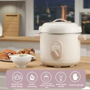 Nồi nấu chậm đa năng Tonze thiết kế mới, giá rẻ, chất liệu gốm sứ - Product Image 3