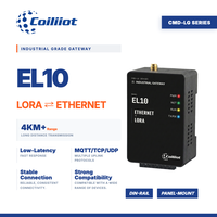 Passerelle LORA vers Ethernet pour appareils IoT, module sans fil bidirectionnel haute vitesse, montage sur rail DIN, Coiliiot EL10