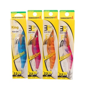 <span class=keywords><strong>YAMASHITA</strong></span>-Gancho de <span class=keywords><strong>calamar</strong></span> y camarón de madera japonés, gancho luminoso de <span class=keywords><strong>calamar</strong></span> y camarón para pesca de fondo de carpa, 2,0, 2,5, - Product Image 2