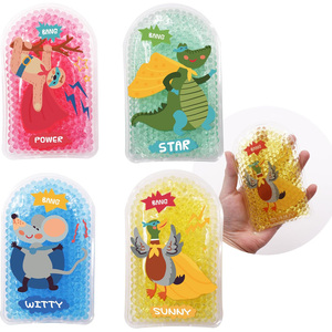 Envoltura <span class=keywords><strong>de</strong></span> cuentas <span class=keywords><strong>de</strong></span> gel <span class=keywords><strong>de</strong></span> tela colorida suave reutilizable Premium Kids Hot Cold Ice Packs para niños <span class=keywords><strong>Ojos</strong></span> cansados, dolores <span class=keywords><strong>de</strong></span> <span class=keywords><strong>cabeza</strong></span> - Product Image 1