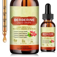 Vitahealthy OEM Gouttes de liquide de berbérine de qualité naturelle de qualité supérieure avec melon amer à la cannelle de Ceylan