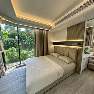 Maison capsule de dôme en acier à double pont haut de gamme pour camping de parc ou villa résidentielle - Product Image 6