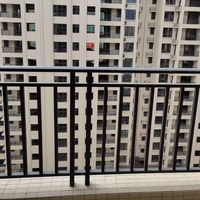 Barrière de balcon pour fenêtre en baie, garde-corps de sol pour fenêtre en baie, clôture de construction à fixation au sol, directement de l'usine