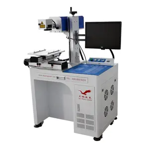 Industrielle Desktop-CO2-Lasermarkiermaschine Hochpräziser Metallgravierer-Markierung laser