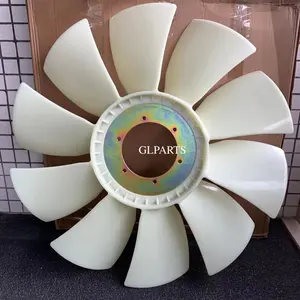 Diesel Engine Cooling Fan , excavator E320D fan with 10 blade inner diameter 145mm