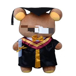 LINDA Custom June Graduation Plush Toy Kuromi Mymelody Cinnamoroll Pochacco Stuffed Animal Plushies Kids Graduation Gifts
