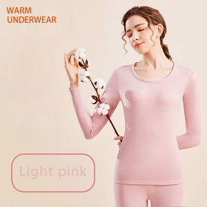 Biancheria intima termica più pelliccia biancheria intima calda <span class=keywords><strong>donna</strong></span> Set abbigliamento termico <span class=keywords><strong>donna</strong></span> 2 pezzi vestiti caldi da <span class=keywords><strong>donna</strong></span> - Product Image 4