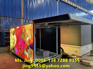 <span class=keywords><strong>Camion</strong></span> publicitaire LED P4 à haute luminosité HD à 3 côtés, boîte d'affichage LED de 12 pieds sans <span class=keywords><strong>camion</strong></span> à vendre aux États-Unis - Product Image 3