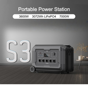 สถานีชาร์จแบตเตอรี่สำรองแบบพกพาสำหรับใช้ในบ้าน 3600W เครื่องกำเนิดไฟฟ้าพลังงานแสงอาทิตย์สำหรับใช้งานกลางแจ้ง สำหรับสำรองไฟฉุกเฉินในบ้าน แบตเตอรี่ LiFePO4 - Product Image 3