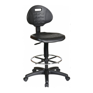 Altura ajustable de oficina silla taburete computadora de laboratorio silla con ruedas - Product Image 2