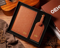 Porte-passeport personnalisé avec étiquette de bagage Portefeuille de voyage personnalisé Cadeau de mariage Cadeau de demoiselle d'honneur et de garçons d'honneur Cadeau de lune de miel