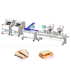 Factory Price Sale 3+2 Bakery Food Processing Machine Bread Filling Machine Toast Filling Sauce Making Machine