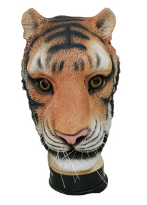 녹색 동물 마스크, tiktok 마스크, 같은 할로윈 녹색 머리 물고기 괴물 머리 라텍스 머리. - Product Image 3